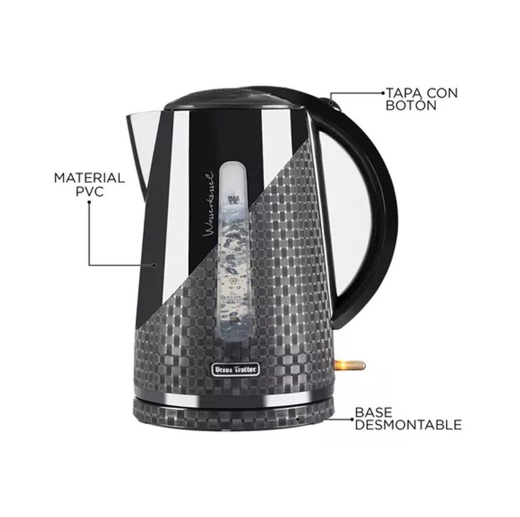 HERVIDOR ELECTRICO DE AGUA UT DUNKEL17P 2000W 2 LITROS-2