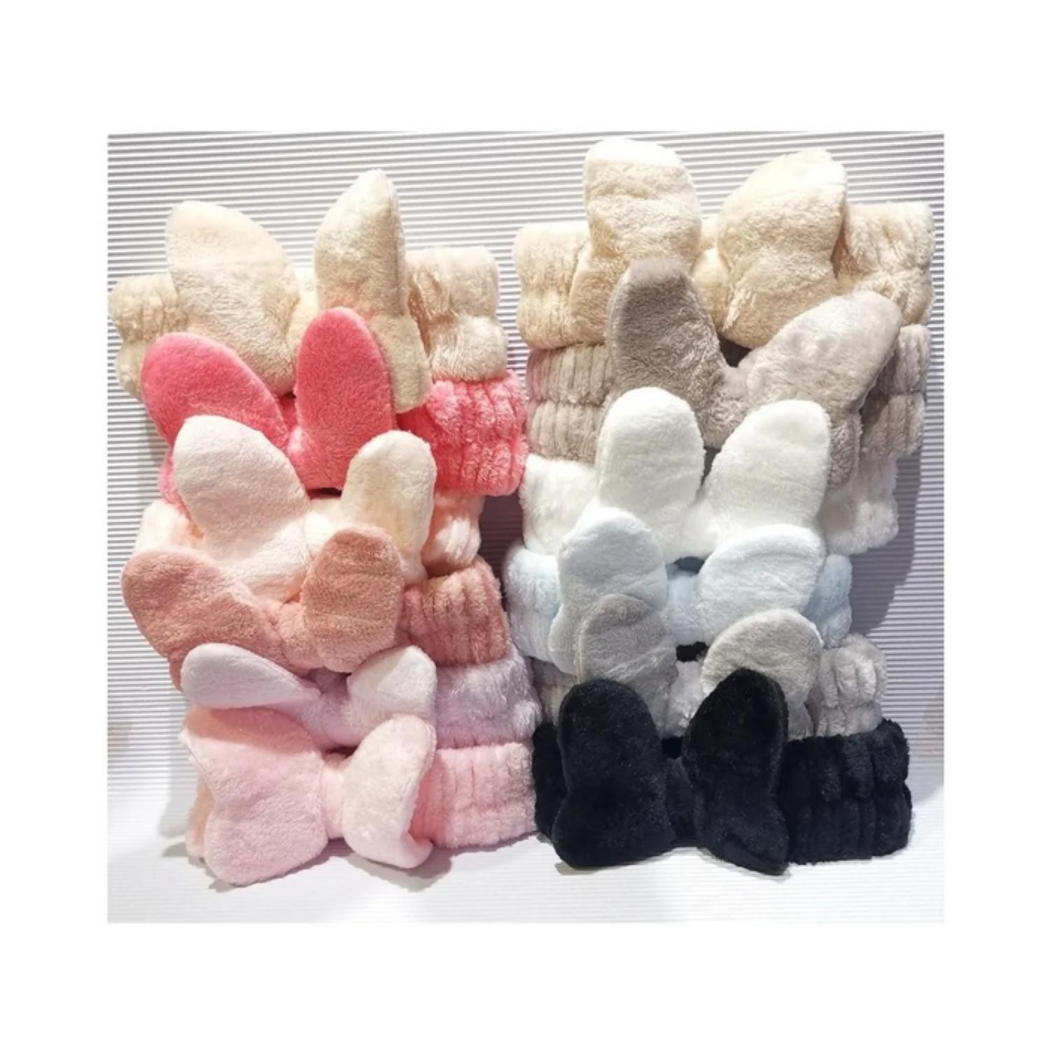 Pack 12 Cintillos Skincare Maquillaje Diademas Polar Unicolor-2