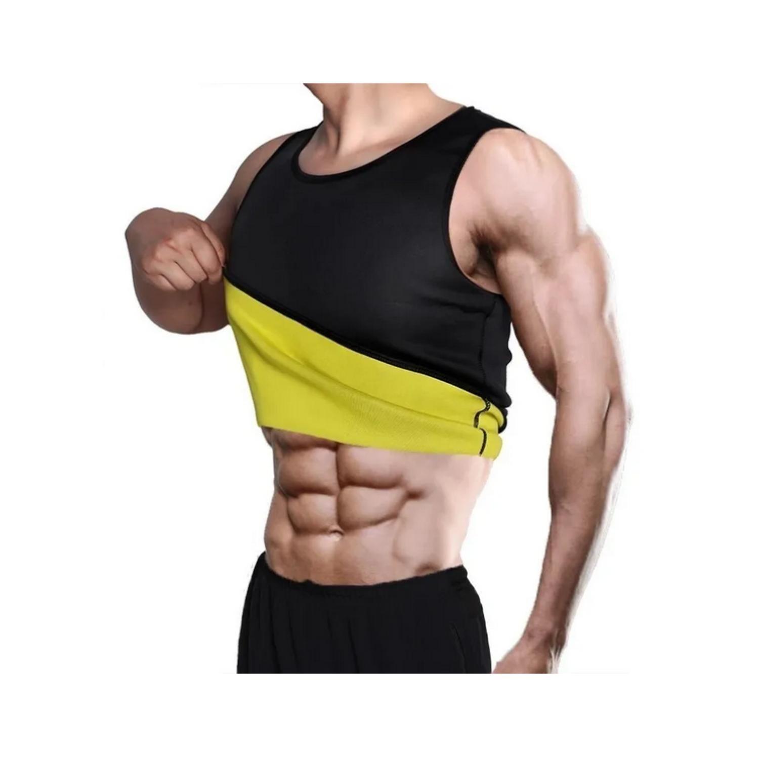Faja Sauna Reductora Hombre Sudadera Adelgazante Neopreno XL-3