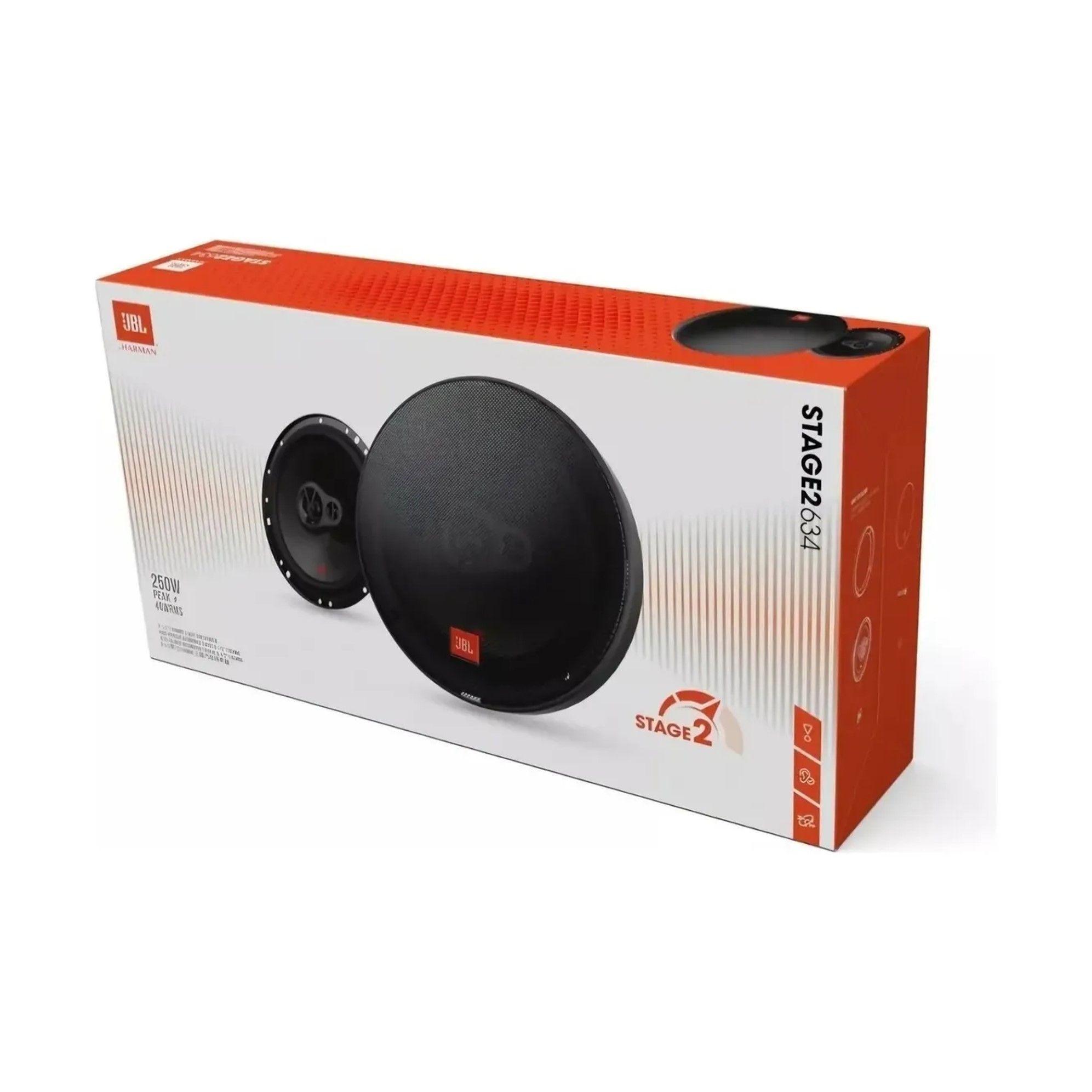 Parlantes De Auto JBL Stage2 634 250w 6 5 Pulgadas 3 Vias-5