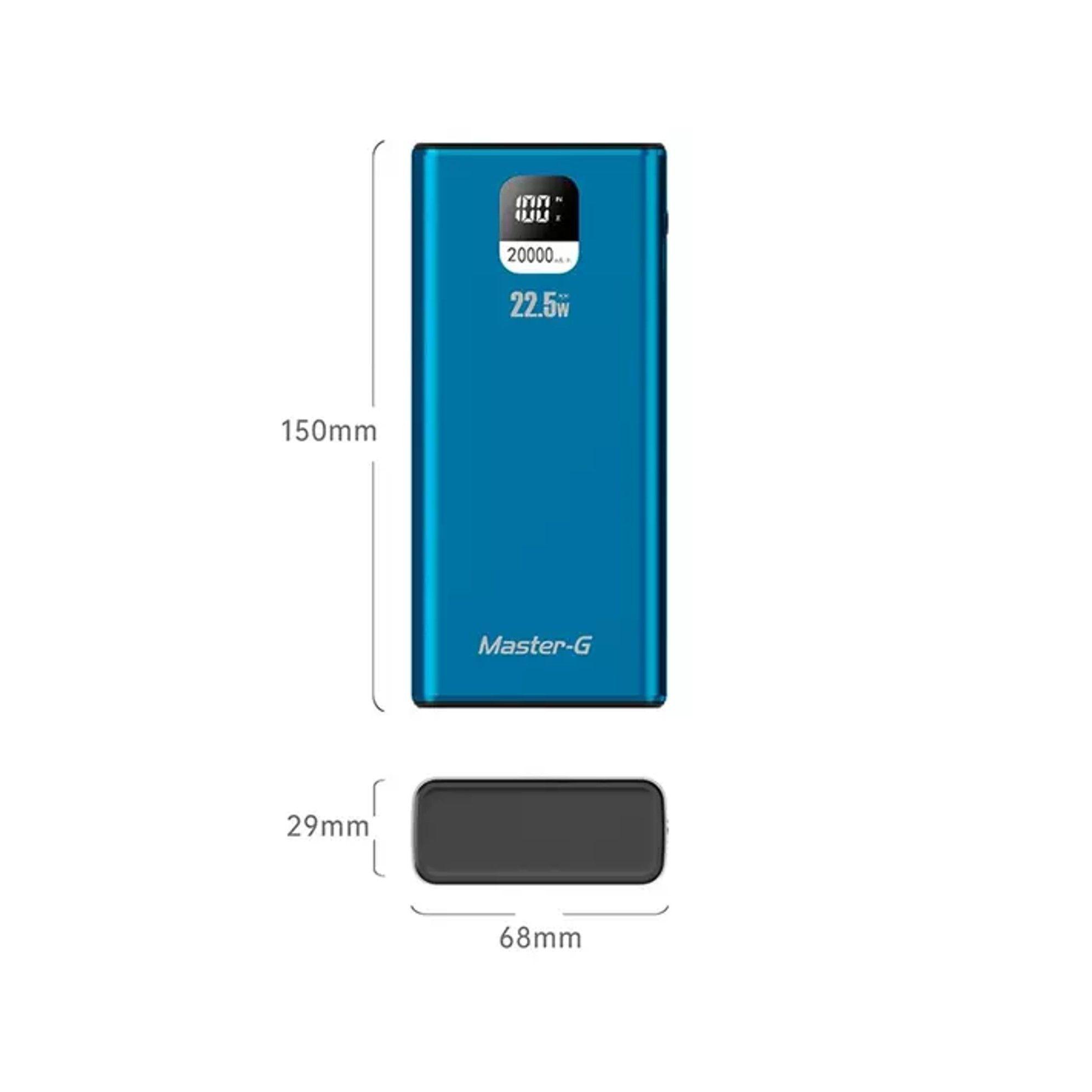 Power Bank Cargador Portatil 20000mah Master G-3