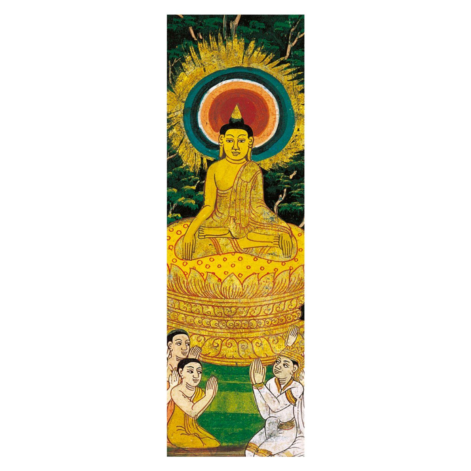 Marcapágina Buddha Preaches His First Sermon-0