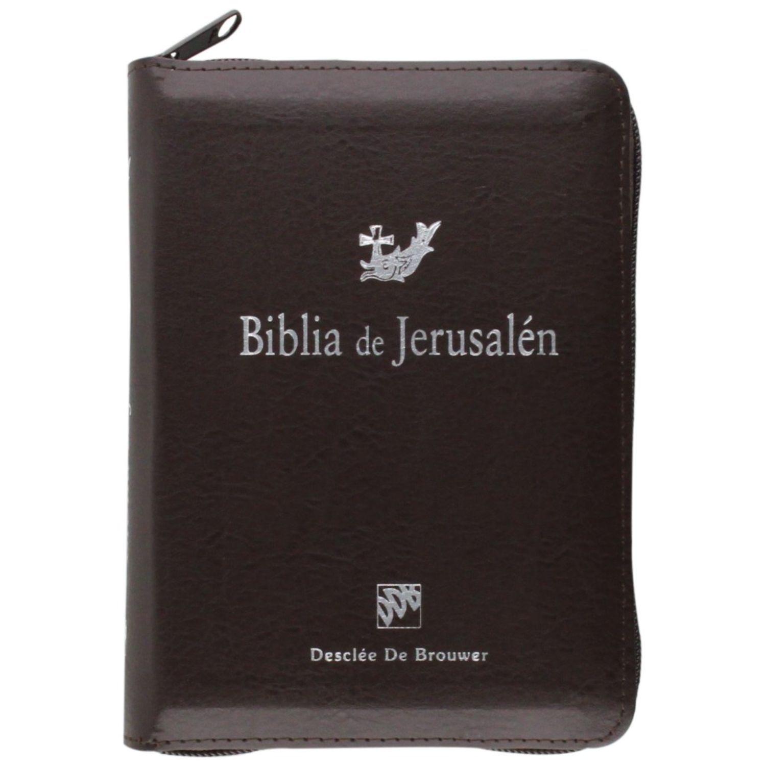 Biblia De Jerusalen  Bolsillo Mod.3 Con Cremallera-0