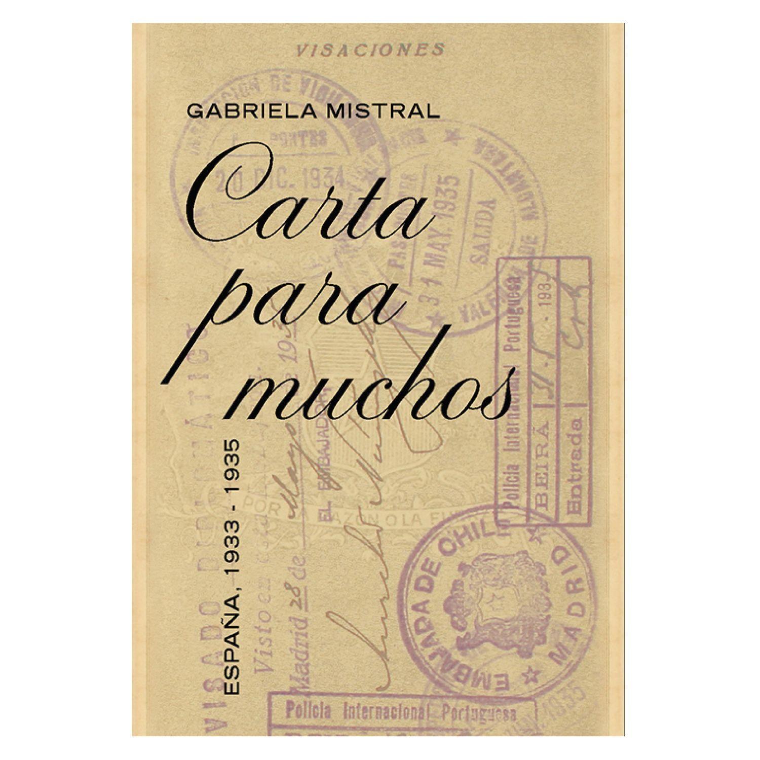 Carta Para Muchos, Gabriela Mistral-0