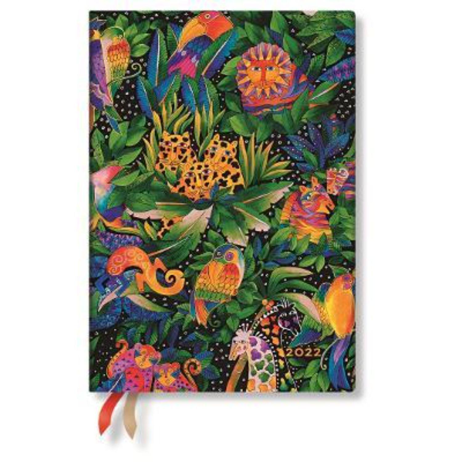 Agenda 2022 Jungle Song Midi Tapa Blanda Semana A La Vista Horizontal-0