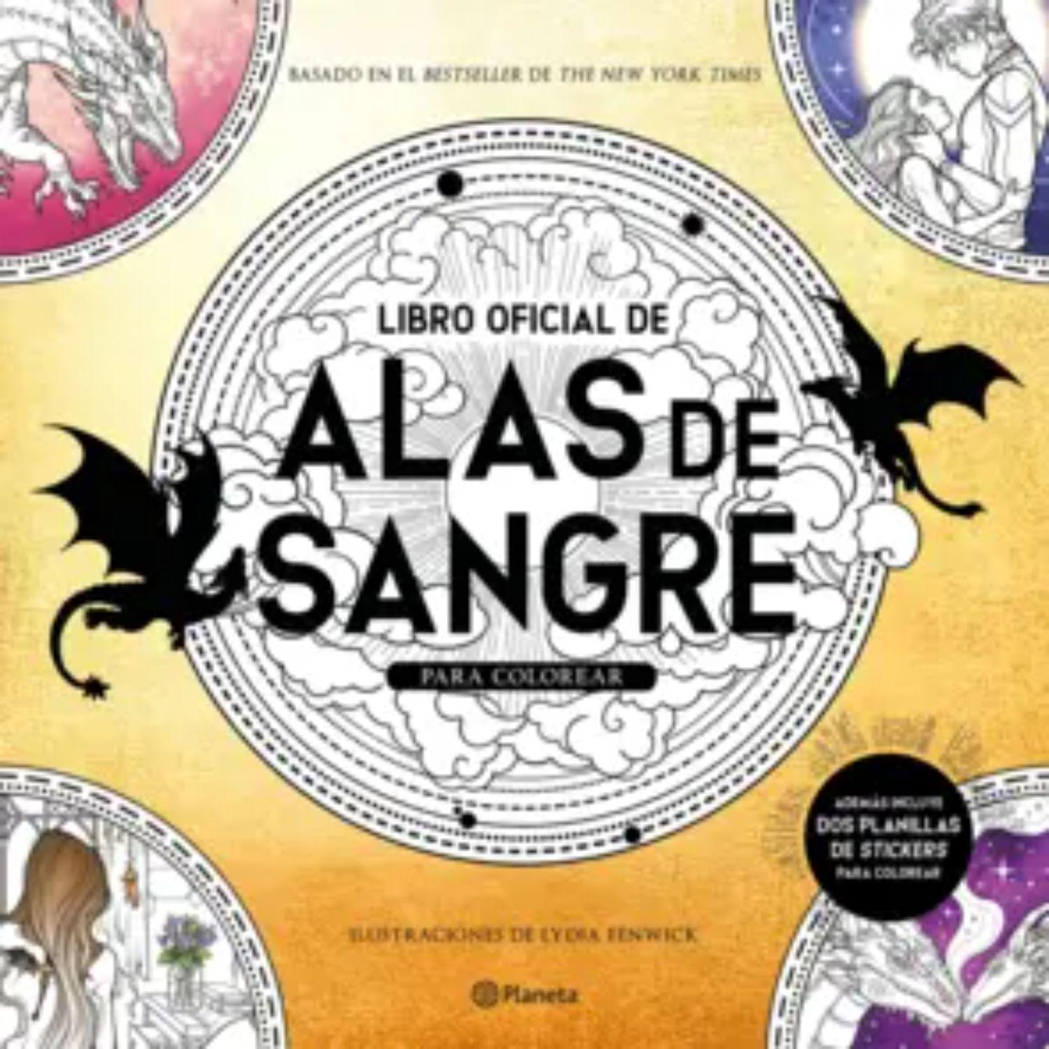Libro Oficial De Alas De Sangre Para Colorear-0