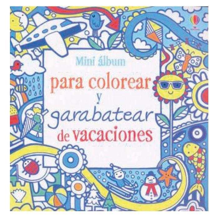 Mini Album Colorear Vacaciones-0