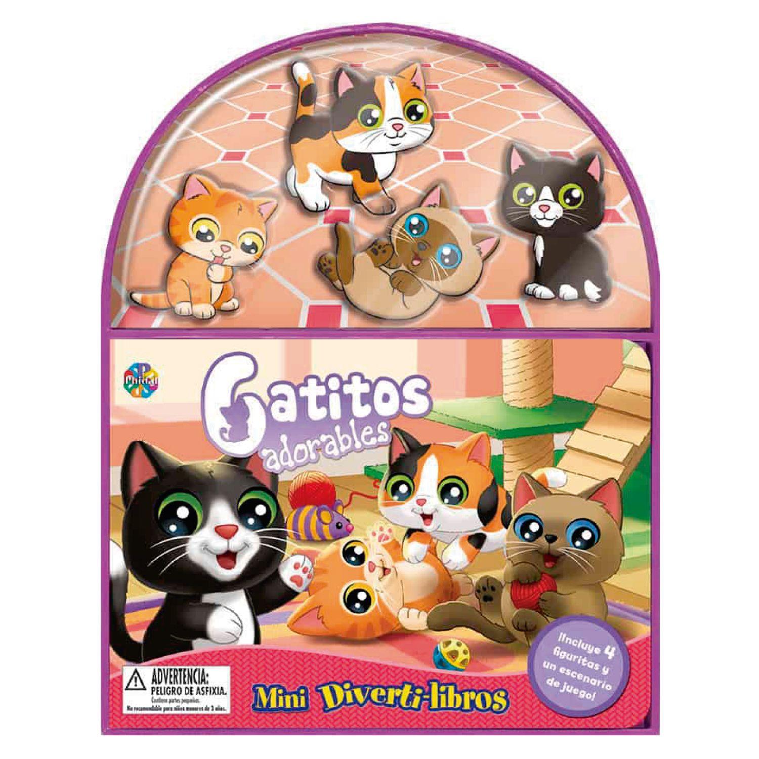 Gatitos Adorables Mini Diverti - Libros-0