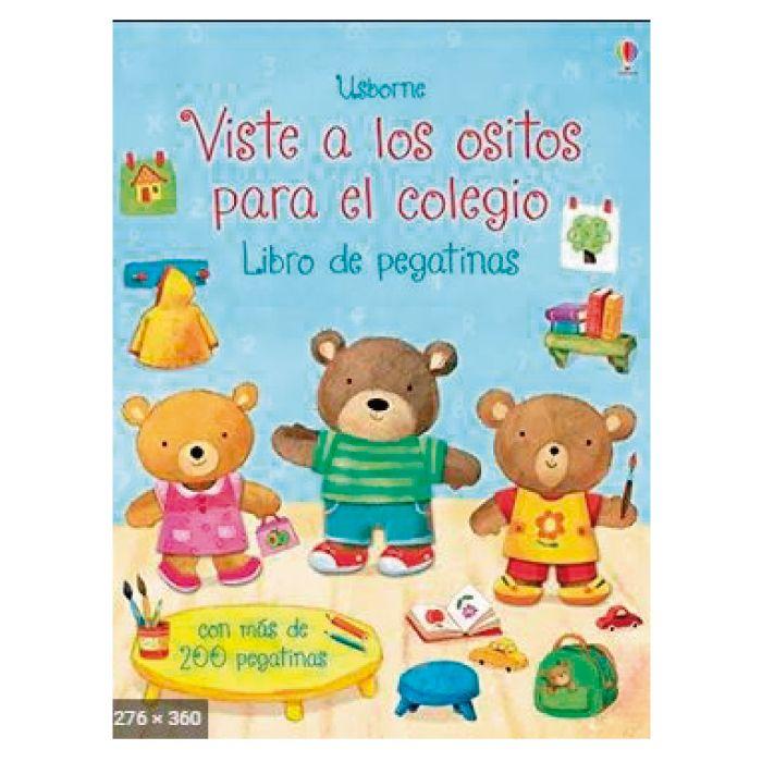 Viste Los Ositos Para El Colegio - Libro De Pegatinas-0