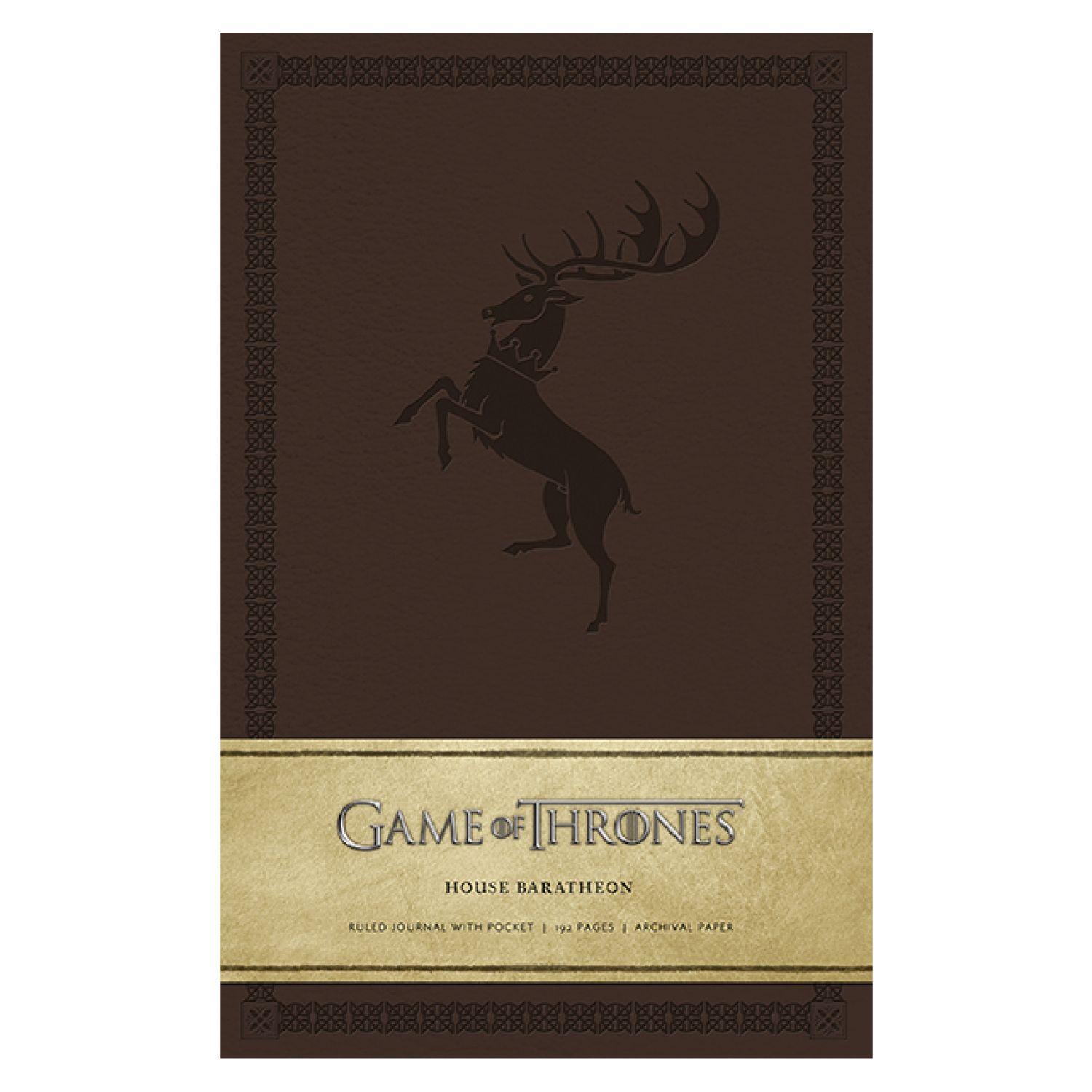 Libreta Game Of Thrones: House Baratheon Tapa Dura Lujo Medium-0