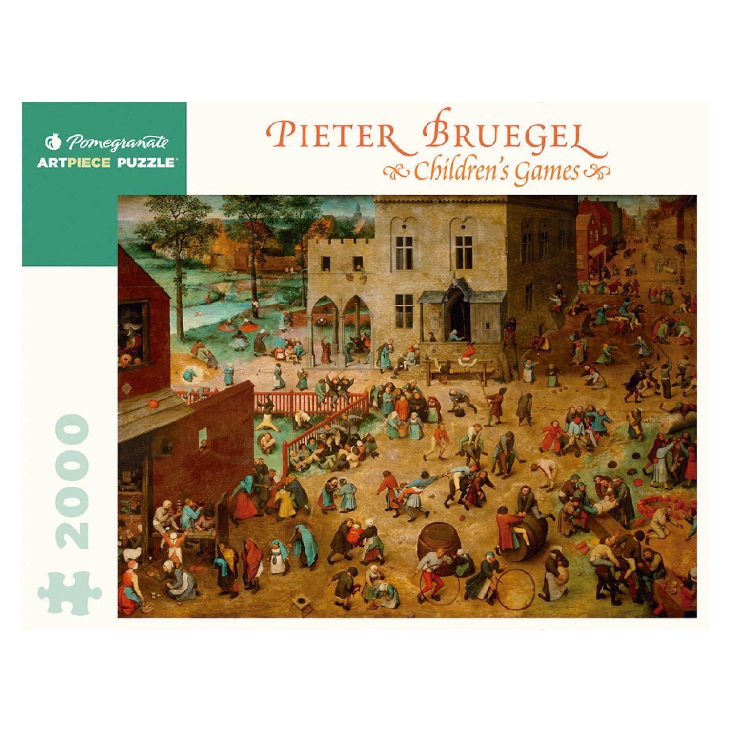 Rompezabeza Pieter Bruegel: Children’S Games - 2000 Piezas-0
