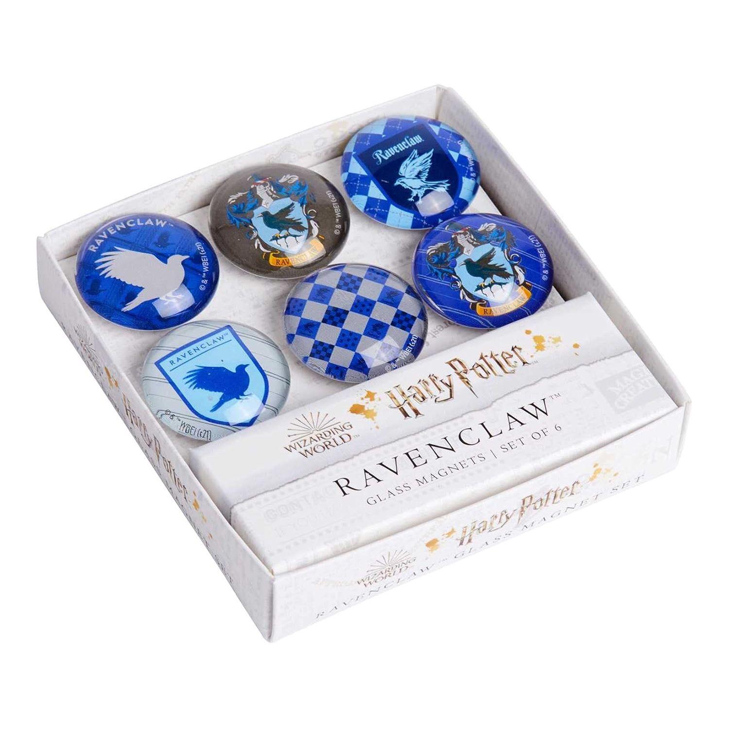 Harry Potter: Set Imanes de Cristal Diseño Ravenclaw (Set 6 Uds)-0
