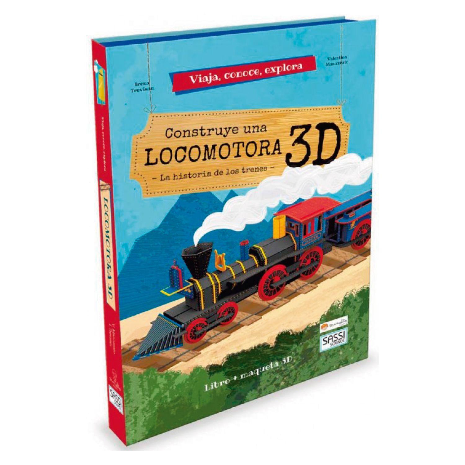 Libro Mas Maqueta Construye Una Locomotora 3D-0