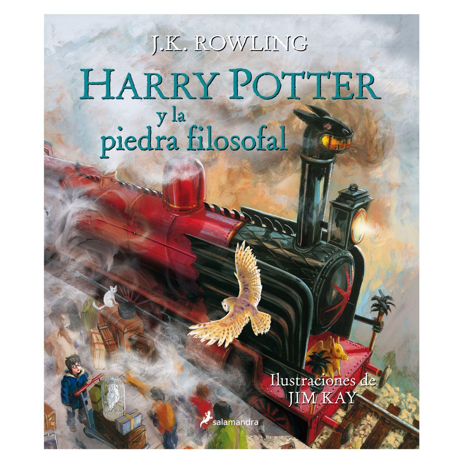 Harry Potter y La Piedra Filosofal ( Edición Ilustrada ) T. Blanda-0