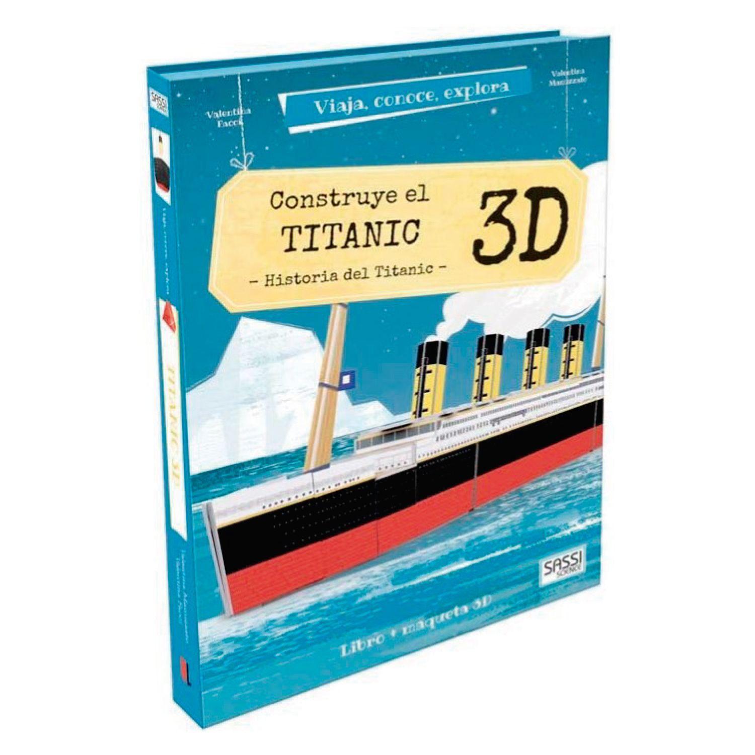 Libro Mas Maqueta Construye El Titanic 3D-0