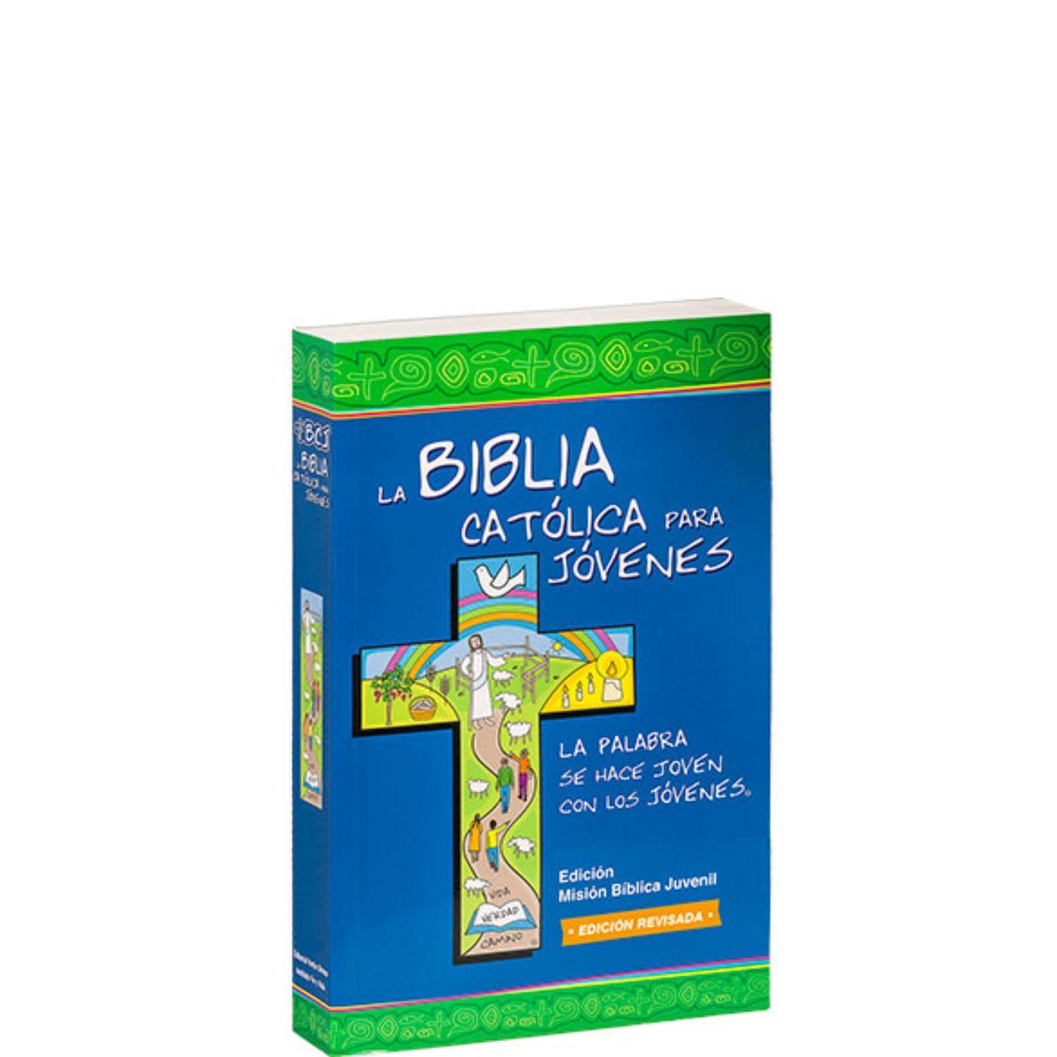 Biblia Católica para Jóvenes (Edición Misión Junior: Una Tinta)-0