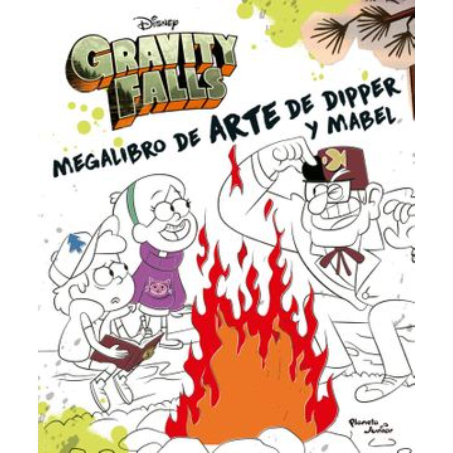 Gravity Falls. Megalibro De Arte De Dipper Y Mabel-0