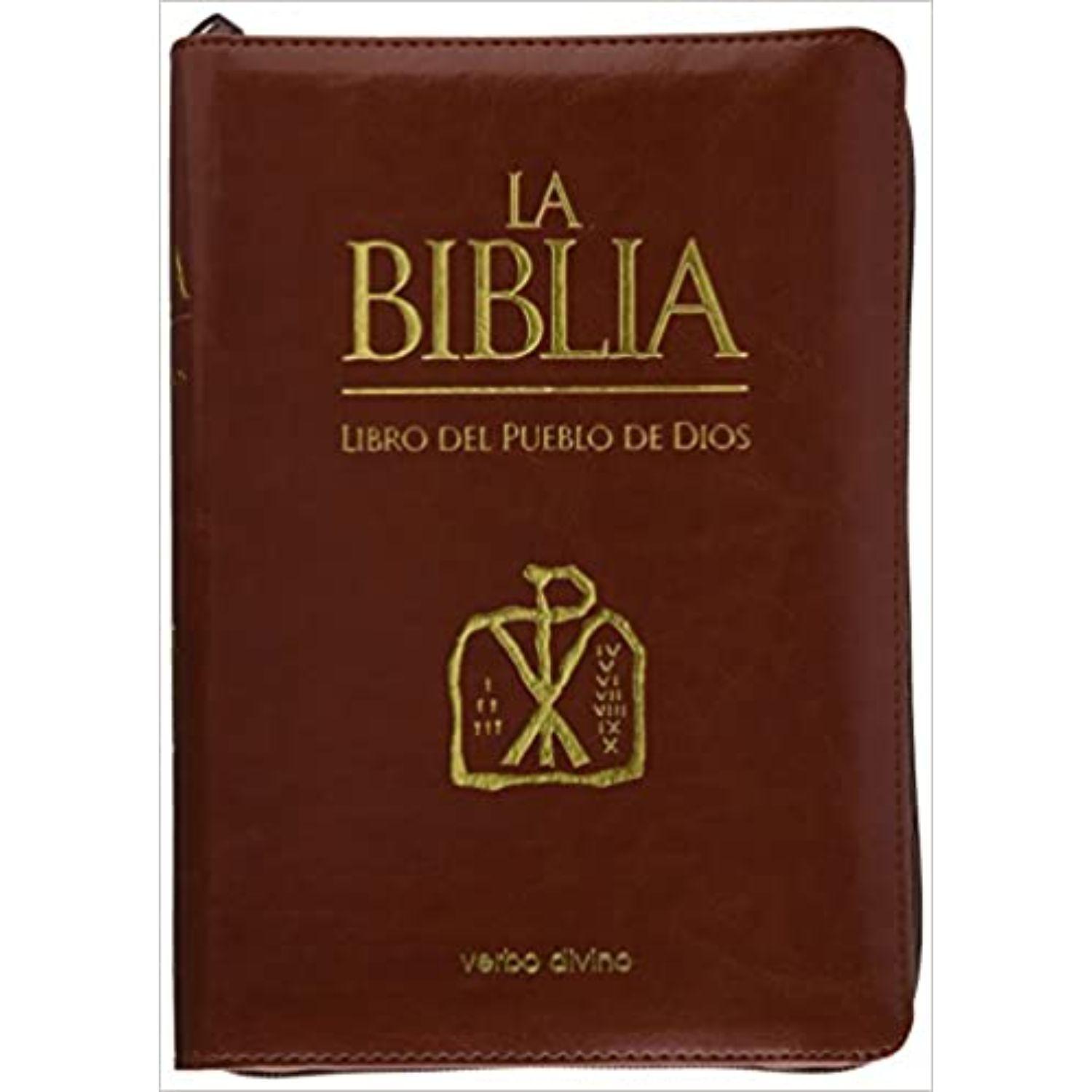 Biblia Libro del Pueblo de Dios (Edición Símil Piel con Cremallera)-0