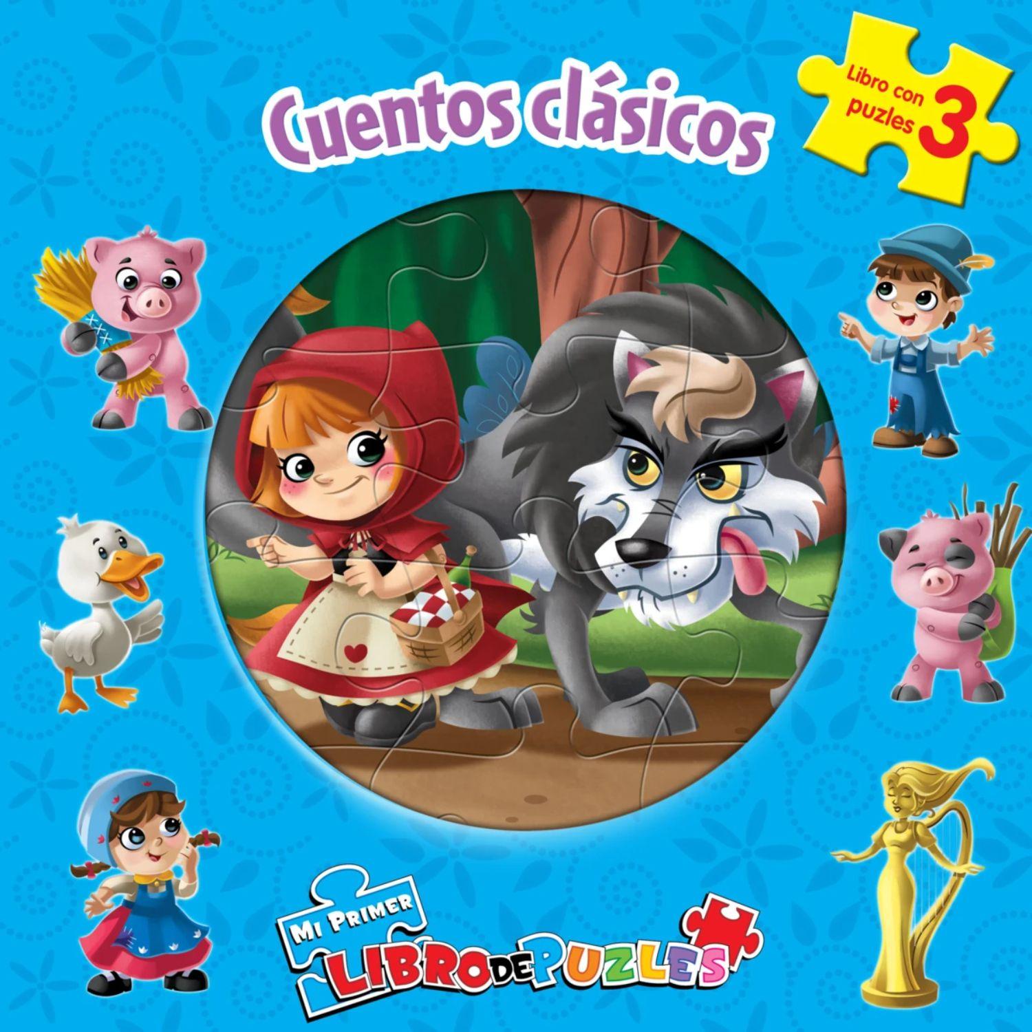 Cuentos Clásicos. Mi Primer Libro De Rompecabezas-0
