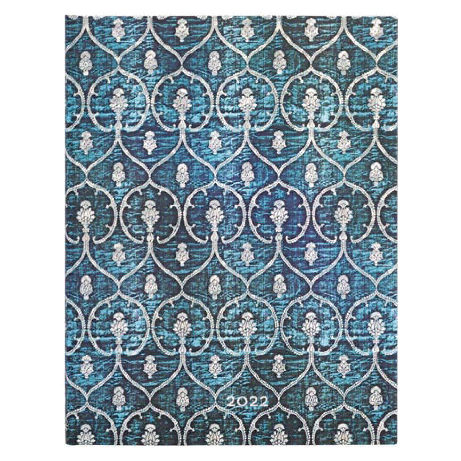 Agenda 2022 Blue Velvet Ultra Tapa Dura Semana A La Vista-0