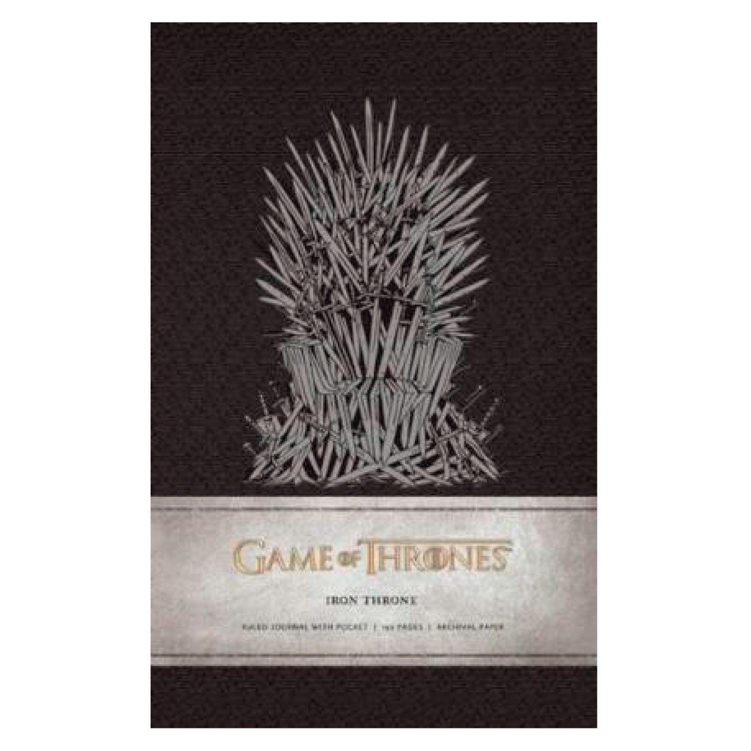 Libreta Game Of Thrones Iron Throne Mediana Tapa Dura-0