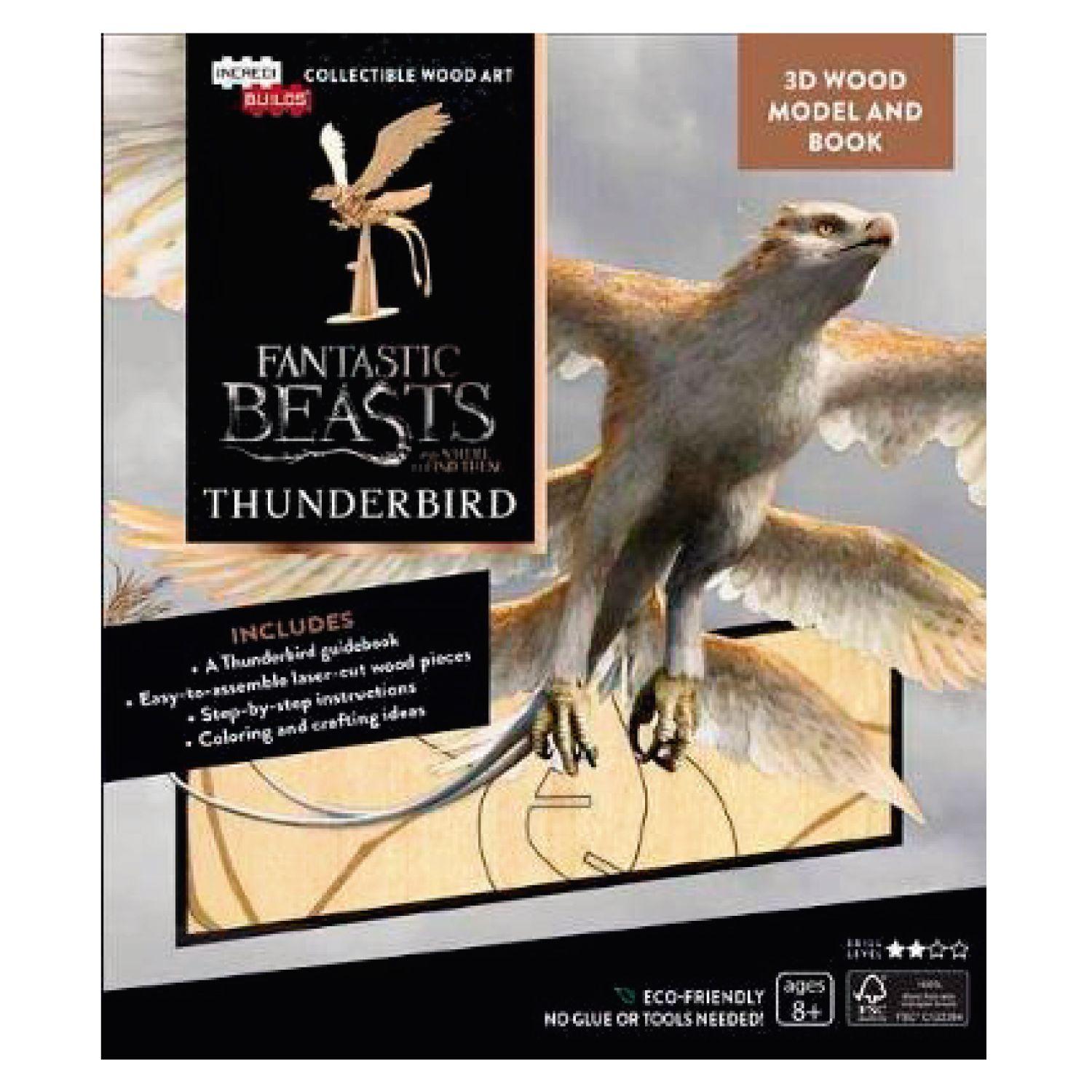 Harry Potter Fantastic Thunderbird Modelo Armable En Madera-0