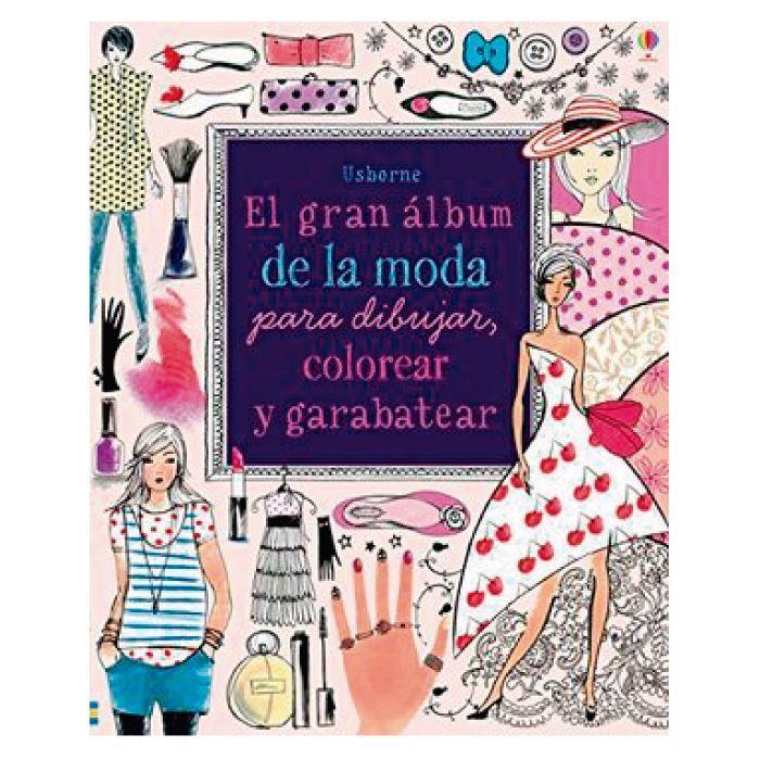 Gran Album Moda Para Colorear y Garabat-0