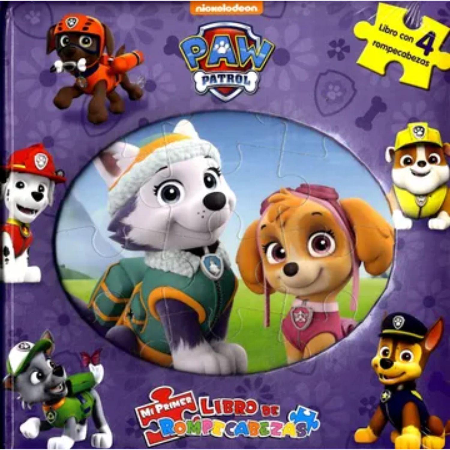 Nick Paw Patrol Niñas. Mi Primer Libro De Rompecabezas-0