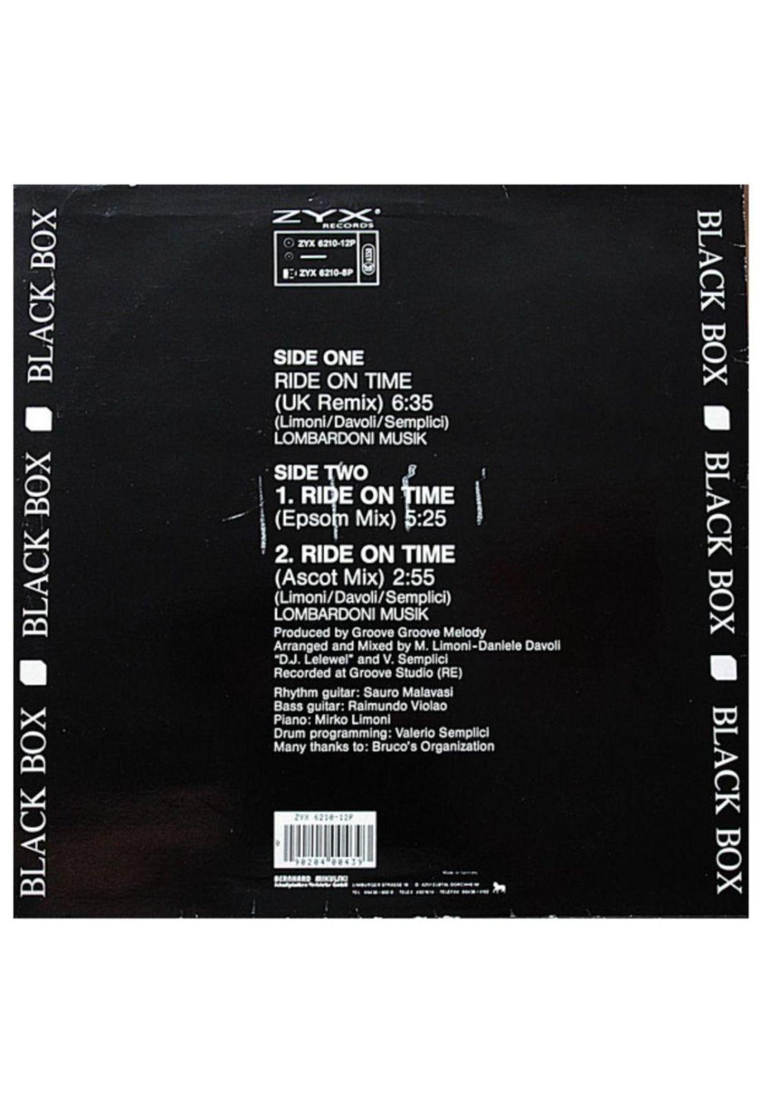 BLACK BOX - RIDE ON TIME (PICTURE DISC) | 12" MAXI SINGLE VINILO ABIERTO-2