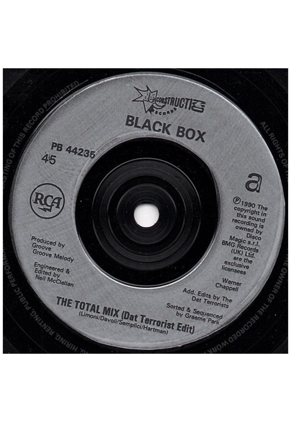 BLACK BOX - I DON'T KNOW ANYBODY ELSE/TOTAL MIX | 7" SINGLE USADO-2