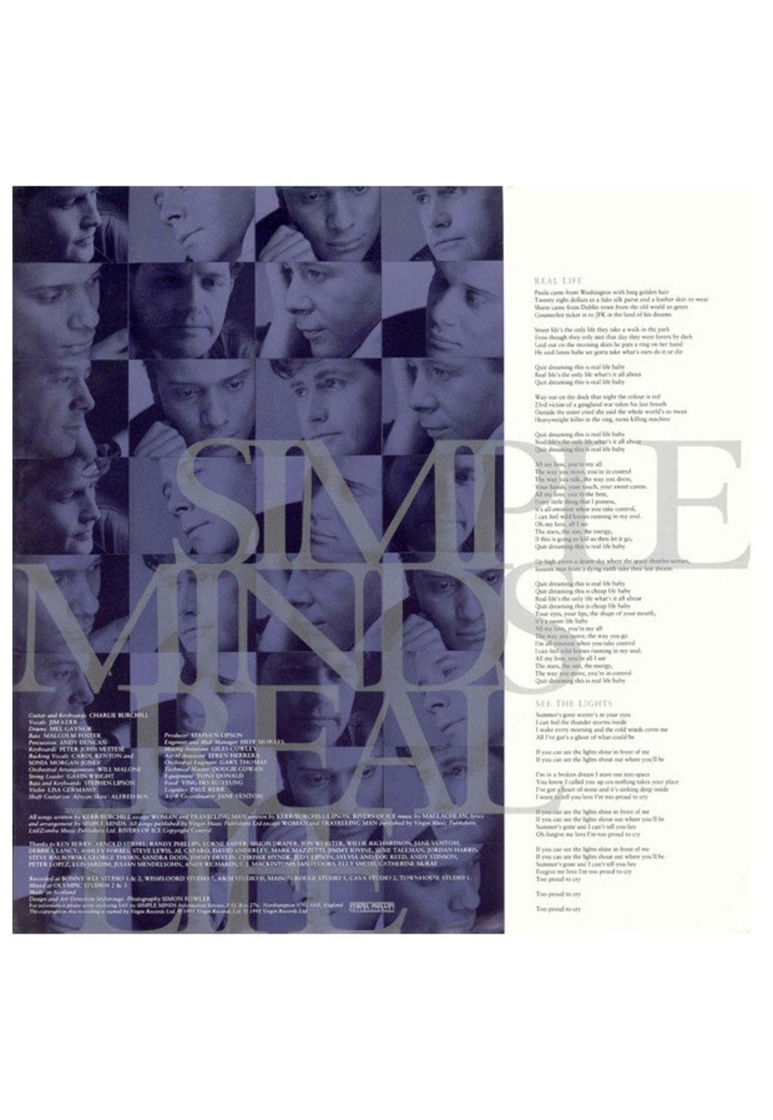 SIMPLE MINDS - REAL LIFE | VINILO USADO-4