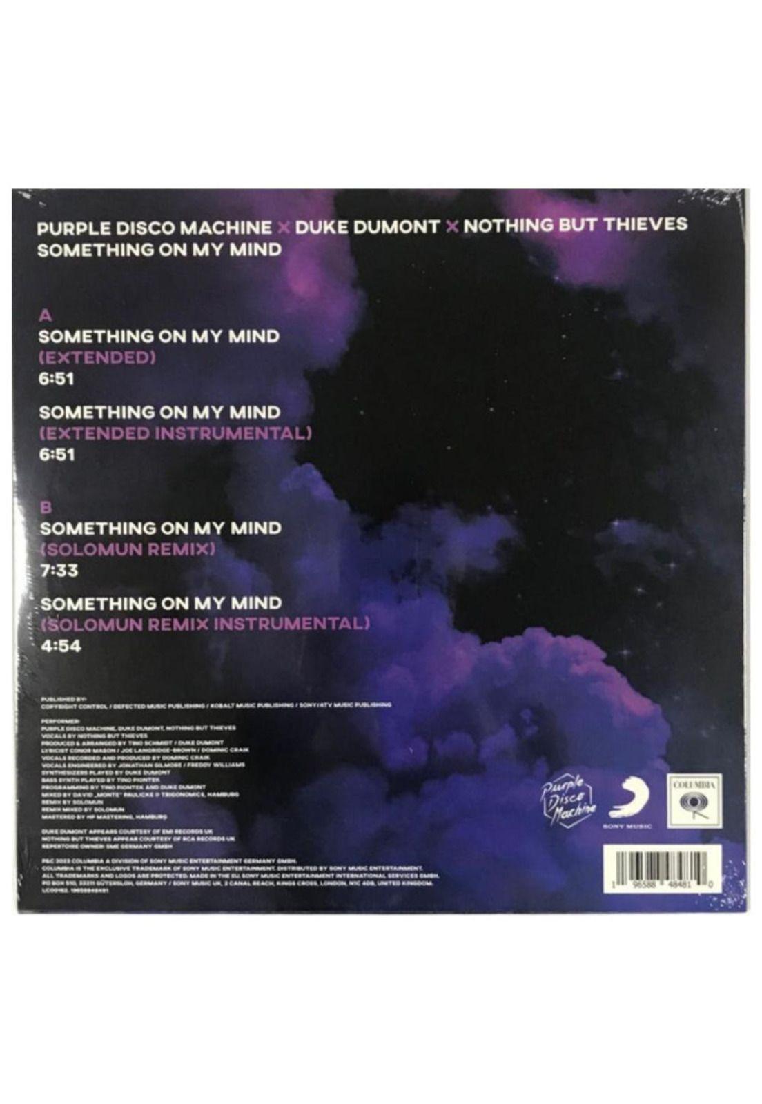 PURPLE DISCO MACHINE - SOMETHING ON MY MIND | 12" MAXI SINGLE VINILO-1