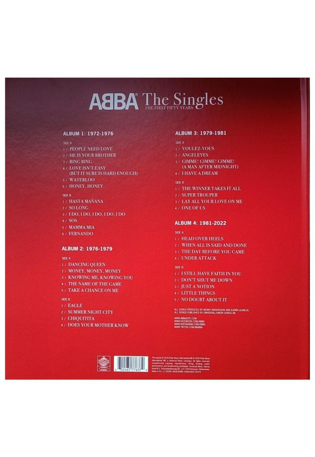 ABBA - SINGLES:  THE FIRST FIFTY YEARS (4LP BOX SET) | VINILO-3