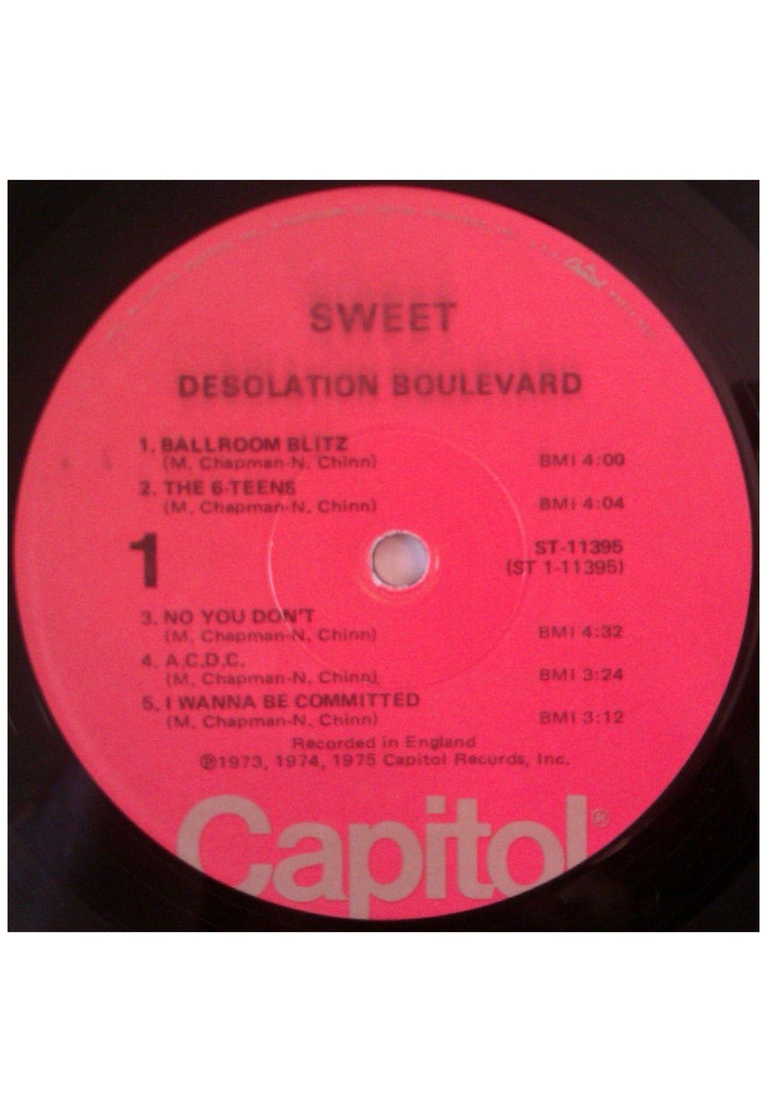 SWEET - DESOLATION BOULEVARD (USA VERSION) | VINILO USADO-2