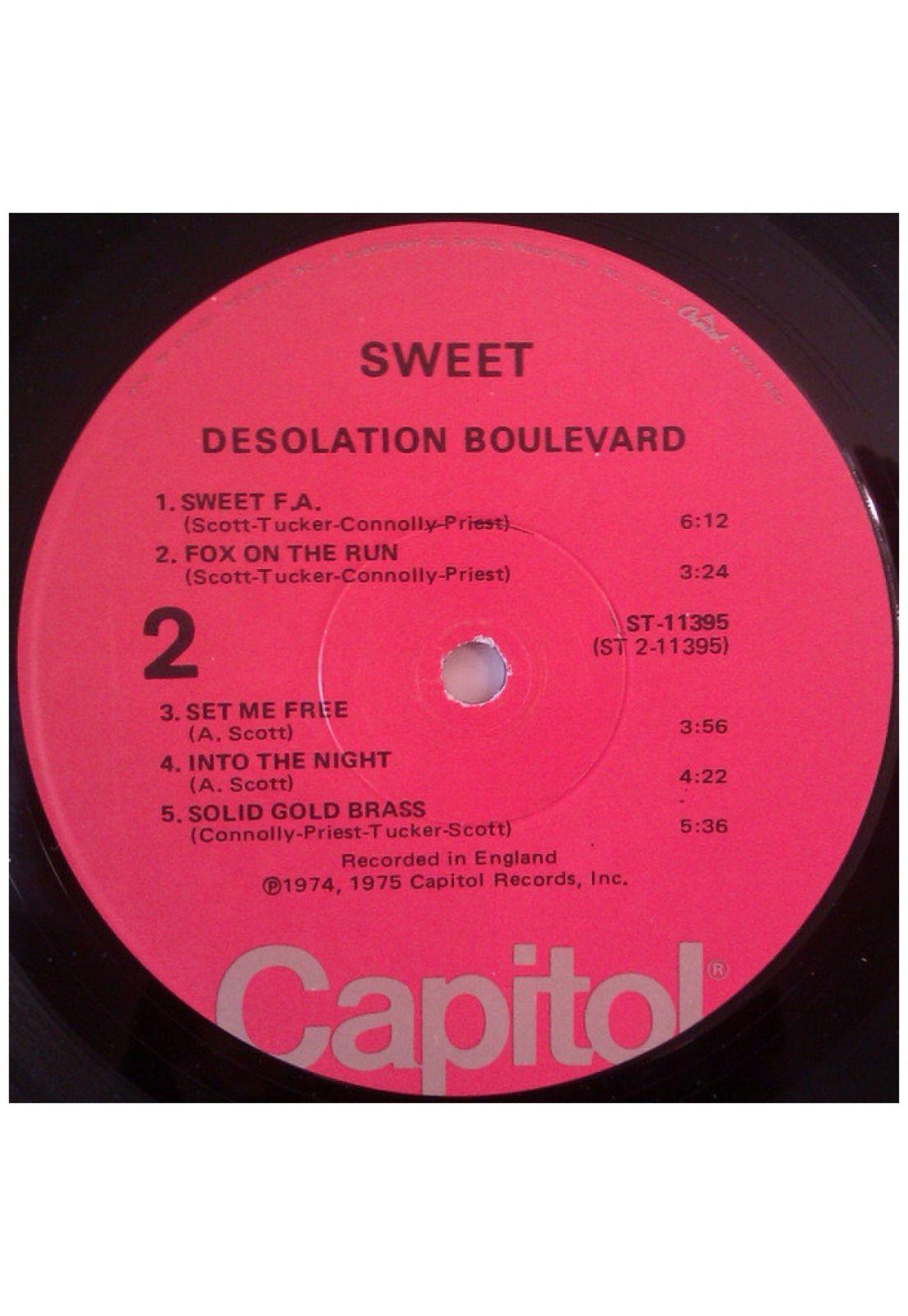 SWEET - DESOLATION BOULEVARD (USA VERSION) | VINILO USADO-3