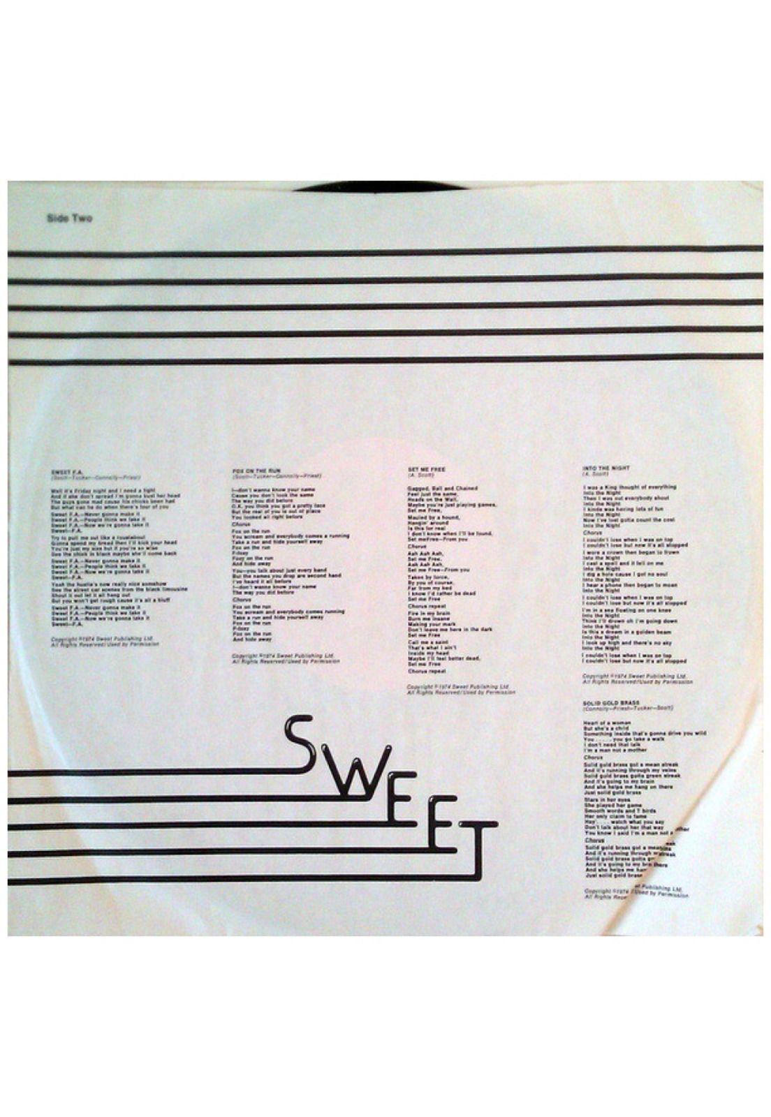 SWEET - DESOLATION BOULEVARD (USA VERSION) | VINILO USADO-5