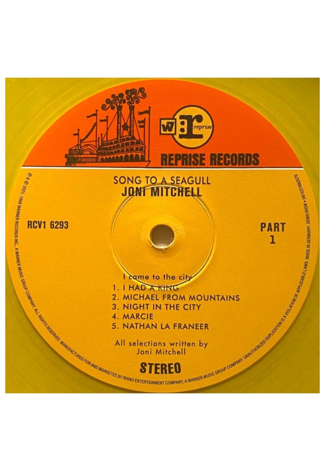 JONI MITCHELL - SONG TO A SEAGULL (TRANSPARENT YELLOW VINYL) | VINILO-4