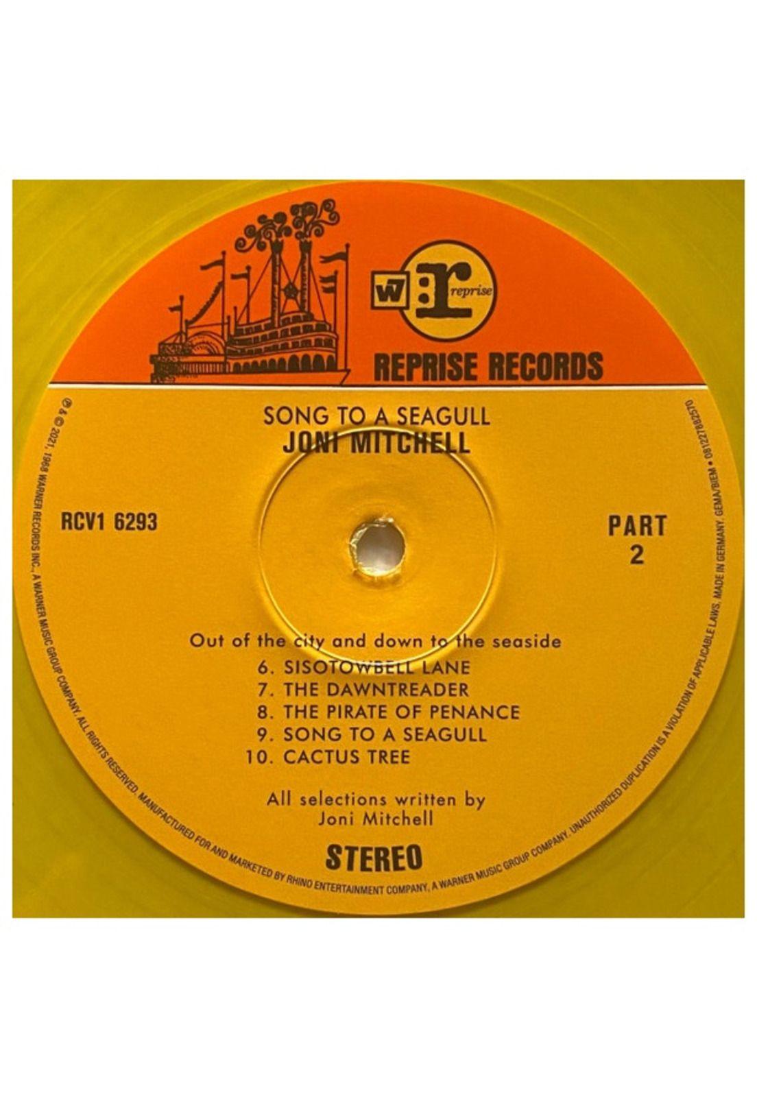 JONI MITCHELL - SONG TO A SEAGULL (TRANSPARENT YELLOW VINYL) | VINILO-5