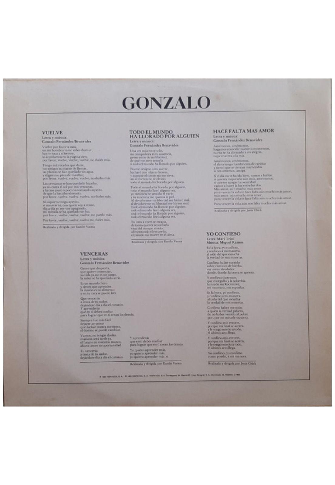 GONZALO - GONZALO | VINILO USADO-4
