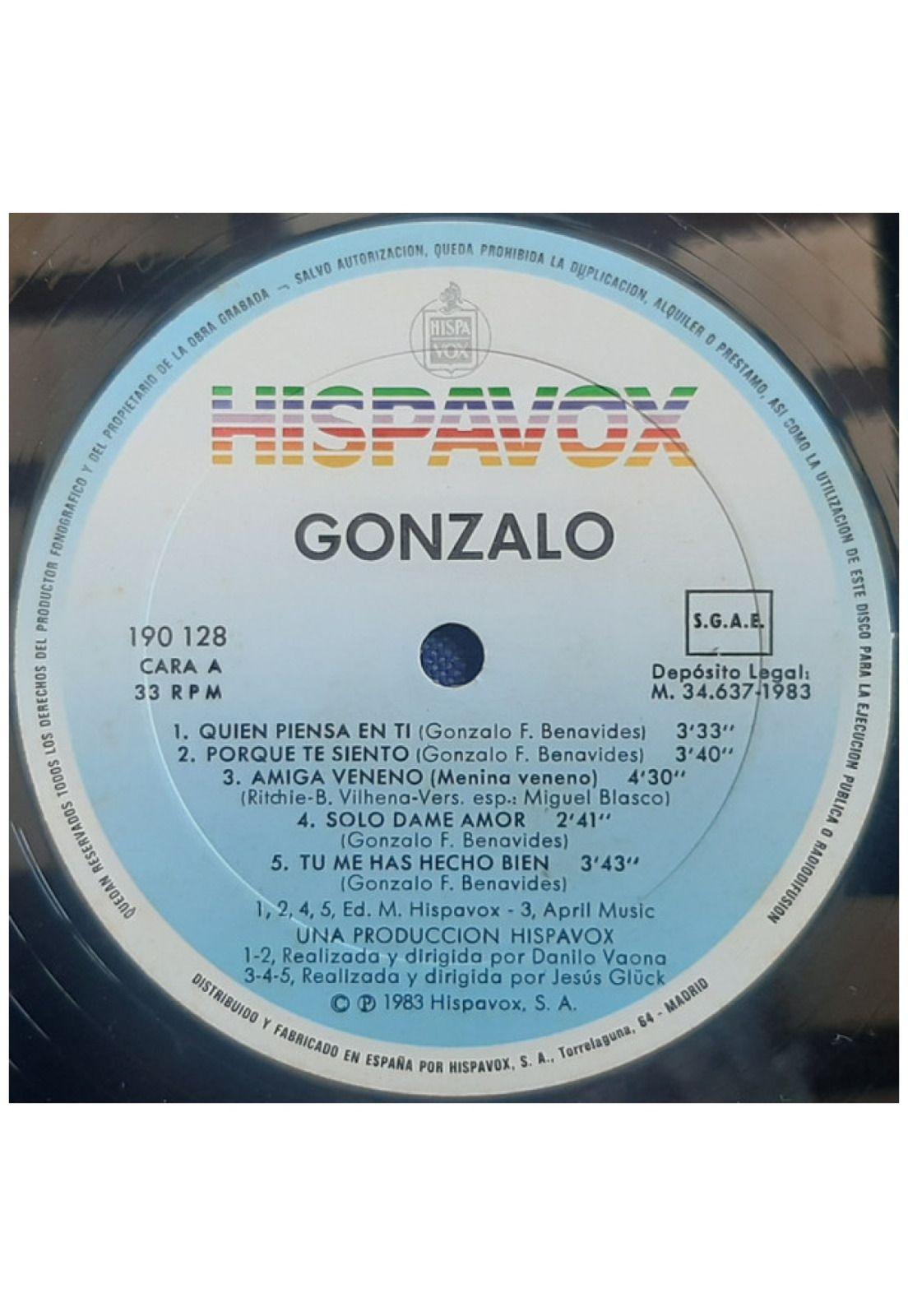GONZALO - GONZALO | VINILO USADO-5