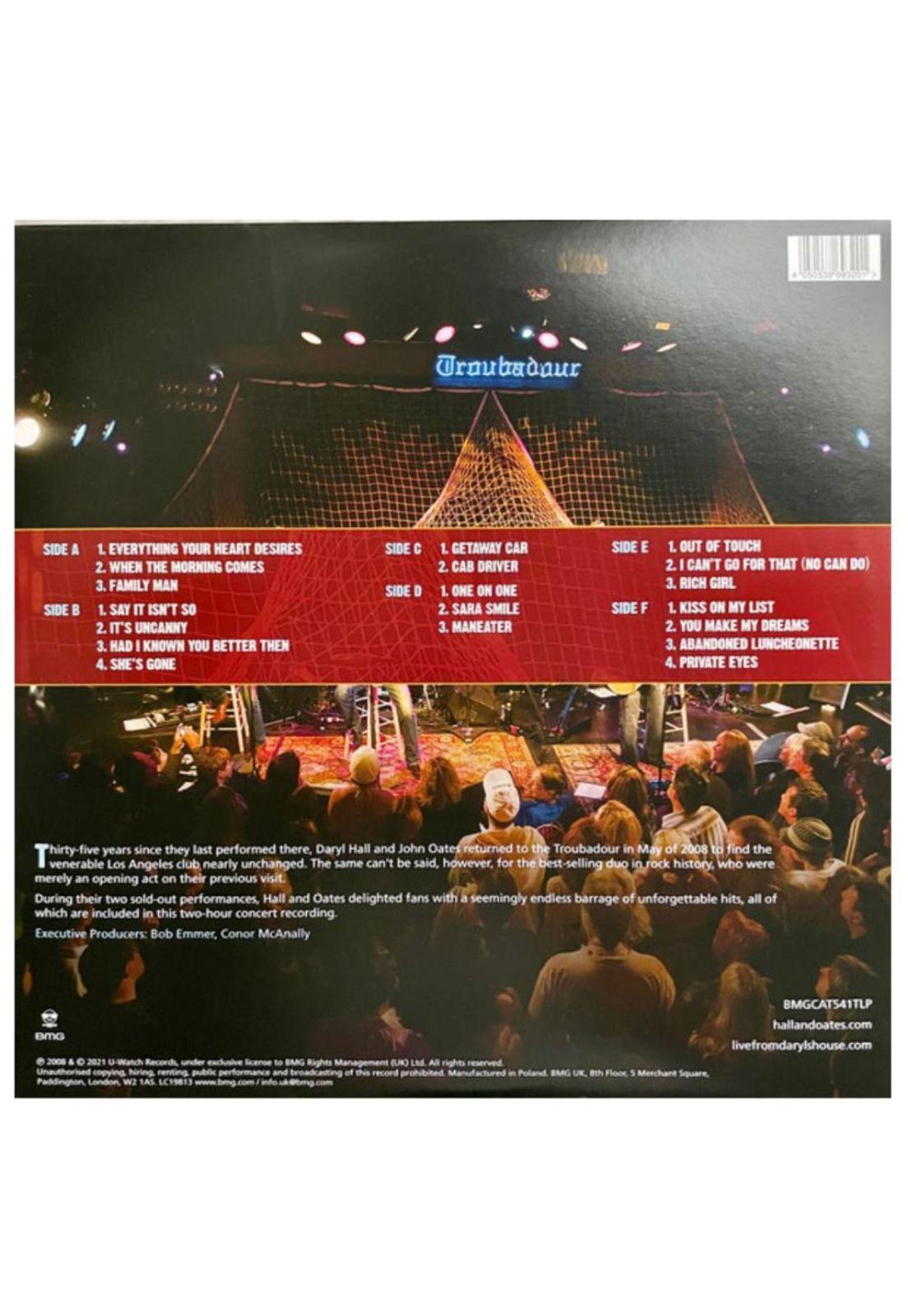 DARYL HALL & JOHN OATES - LIVE AT THE TROUBADOUR (3LP) | VINILO-1