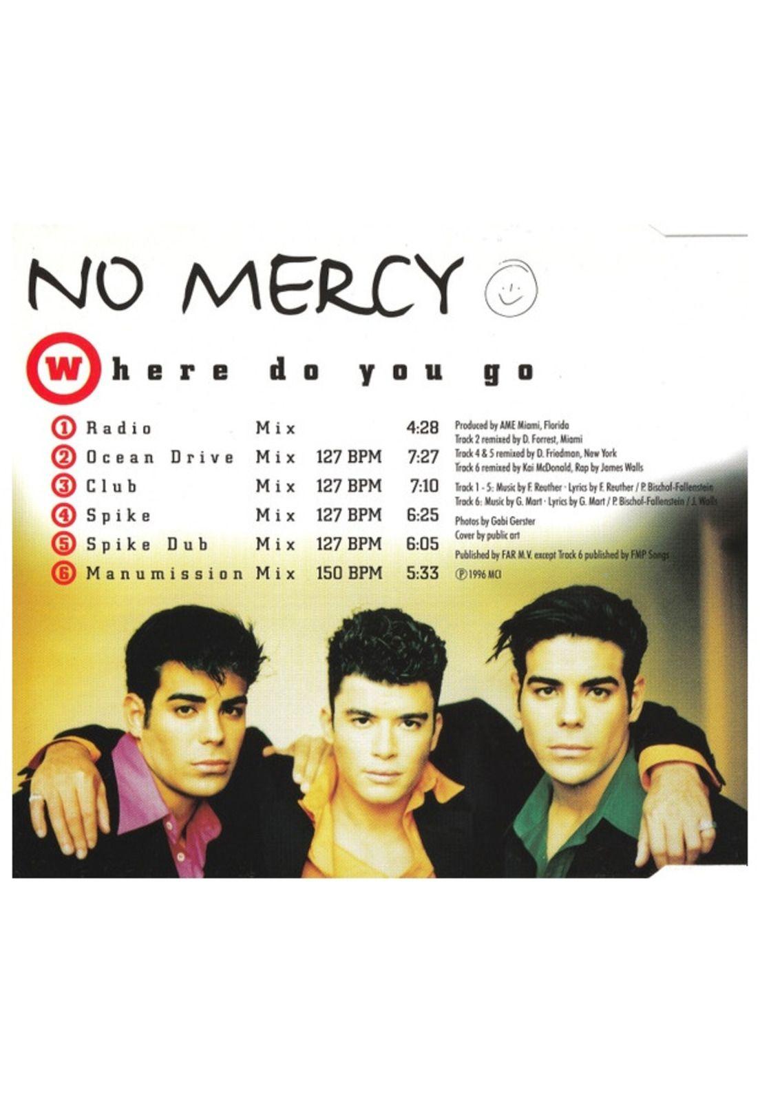 NO MERCY - WHERE DO YOU GO | CD SINGLE USADO-2