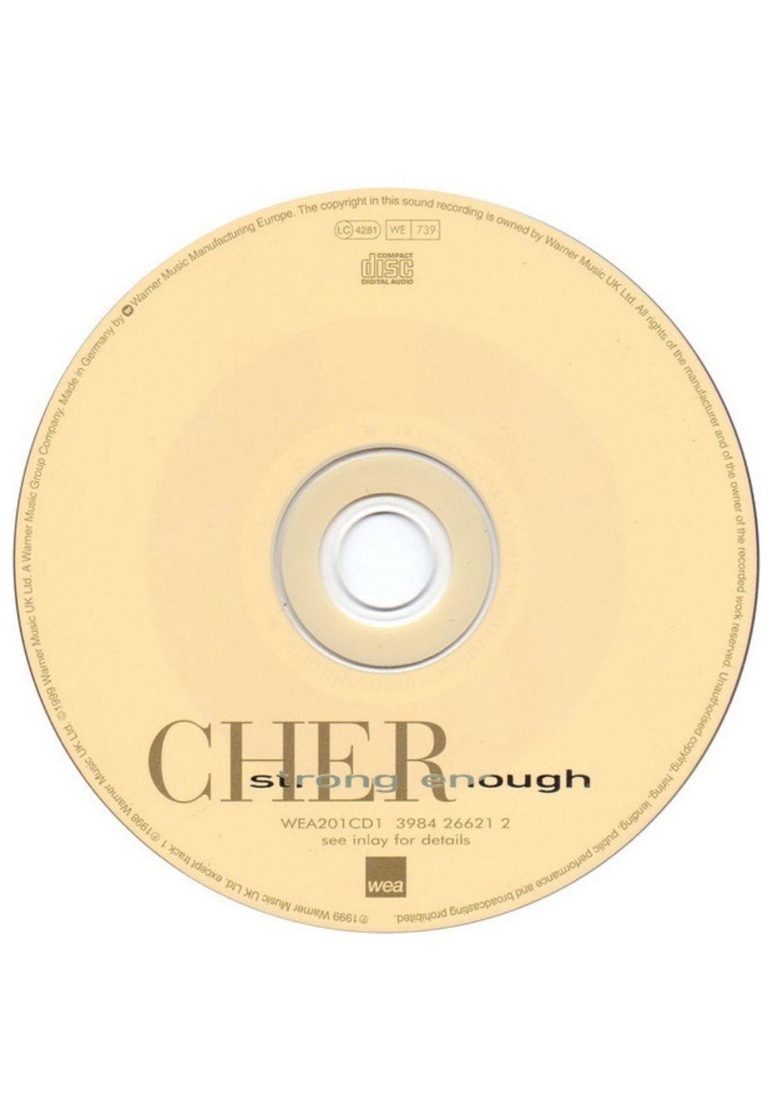 CHER - STRONG ENOUGH | CD SINGLE USADO-2