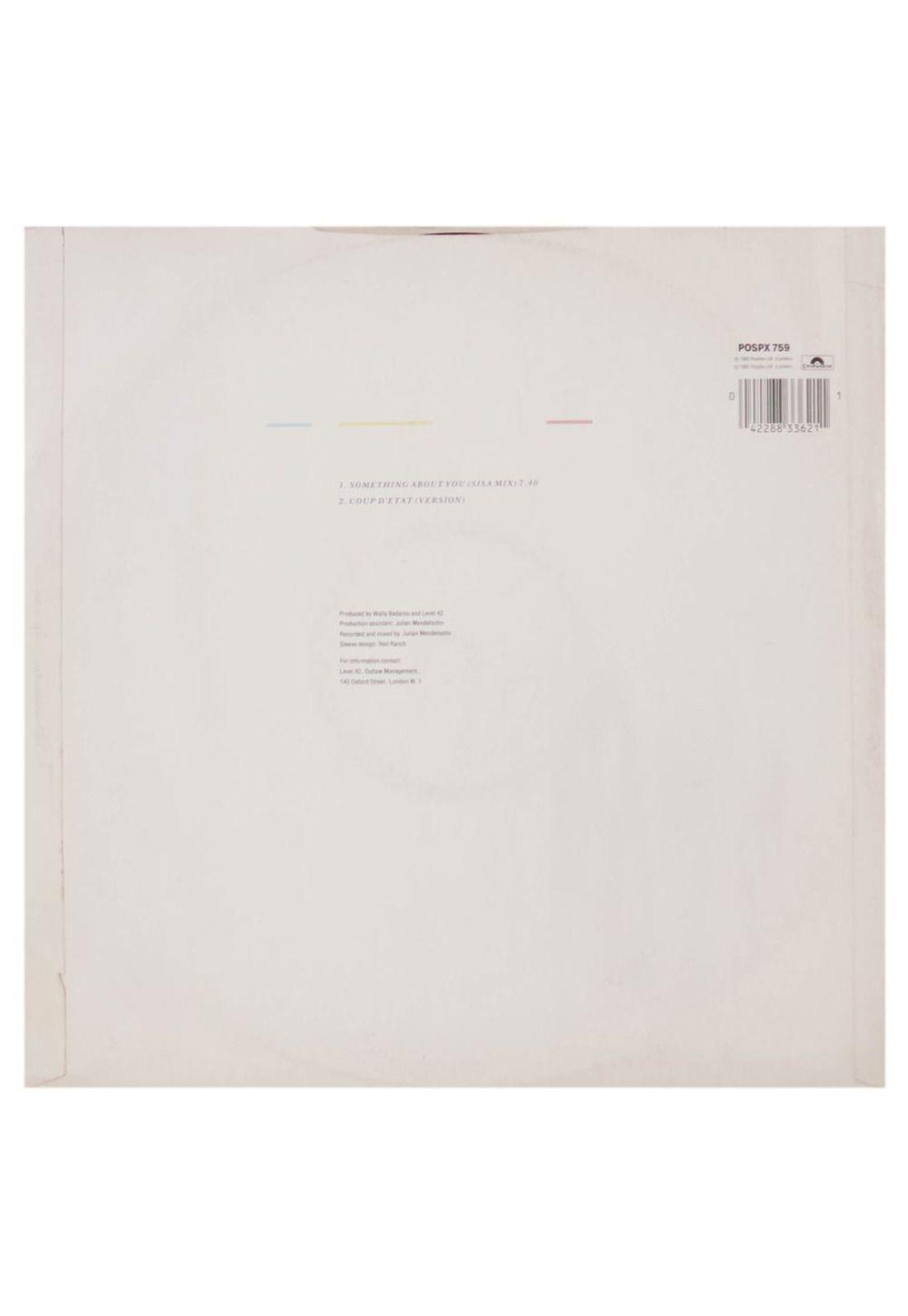 LEVEL 42 - SOMETHING ABOUT YOU | 12" MAXI SINGLE USADO-2