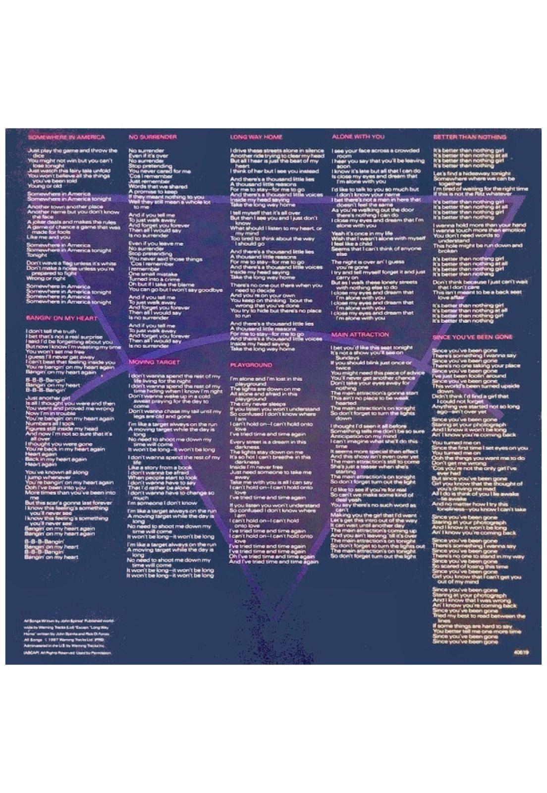 OUTFIELD - BANGIN' | VINILO USADO-5