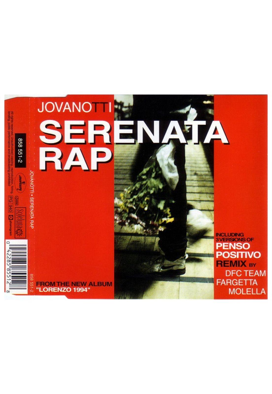 JOVANOTTI - SERENATA RAP/PENSO POSITIVO | CD SINGLE USADO-0