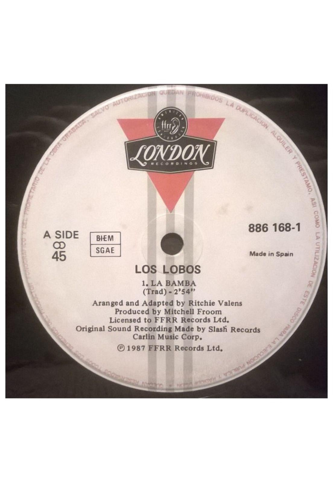 LOS LOBOS  - LA BAMBA | 12'' MAXI SINGLE USADO-2