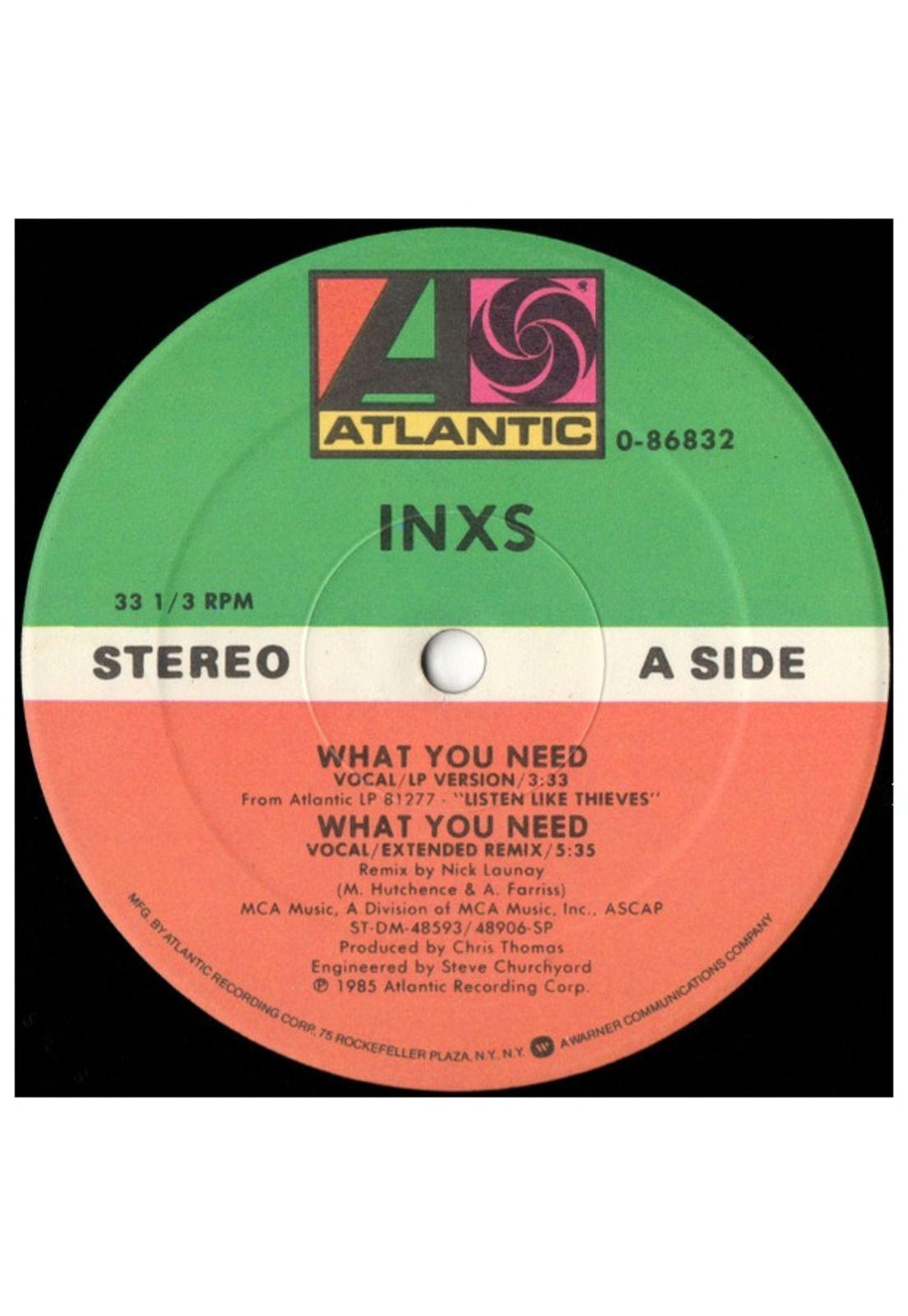 INXS - WHAT YOU NEED (EXTENDED MIX) | 12" MAXI SINGLE USADO-2