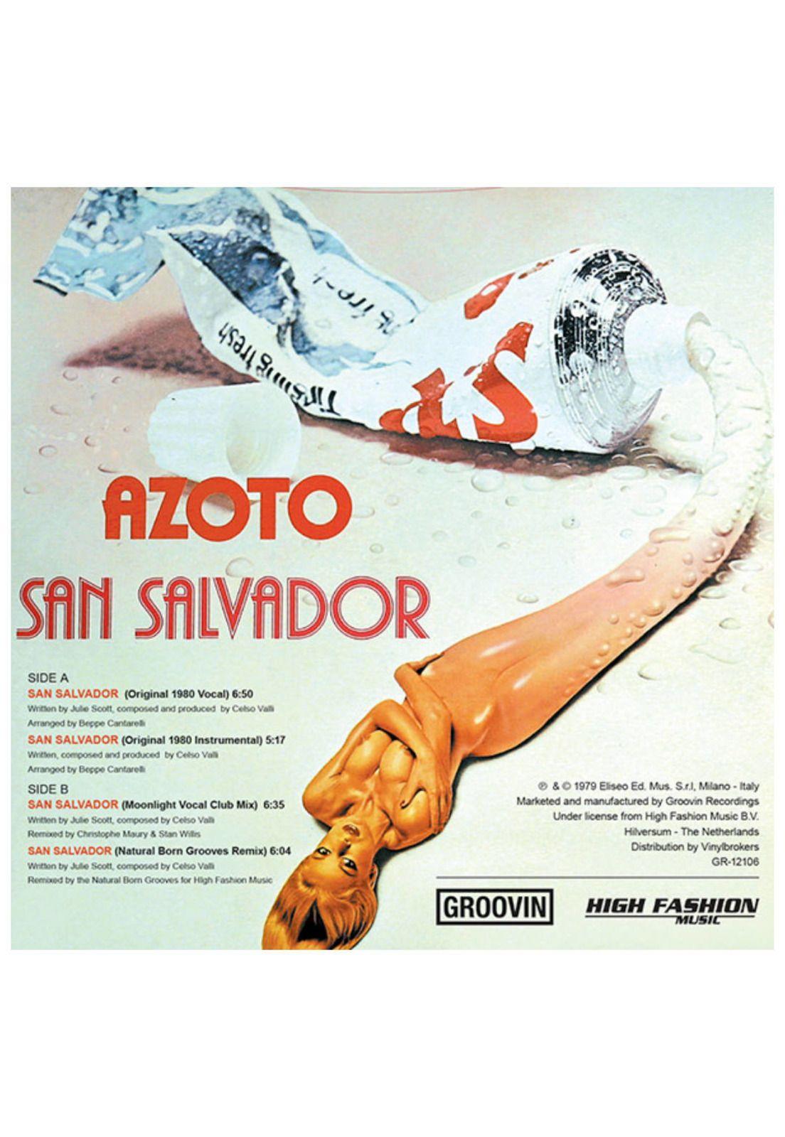 AZOTO - SAN SALVADOR | 12" MAXI SINGLE VINILO-1