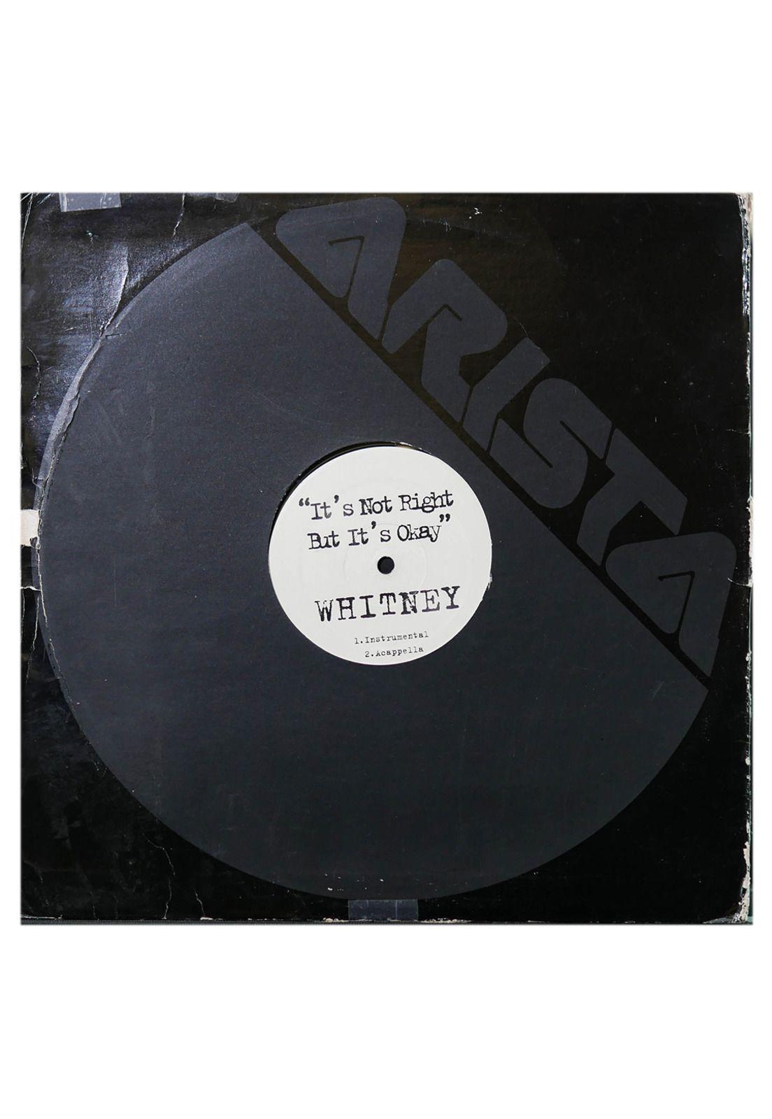 WHITNEY HOUSTON  - IT'S NOT RIGHT BUT IT'S OKAY | 12" MAXI SINGLE USADO-1